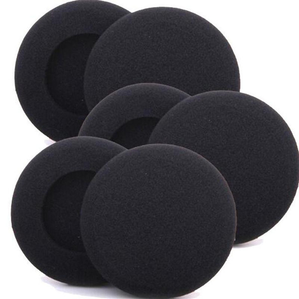 50 pairs 100pack 5cm Soft Sponge Foam Earpads Headphone Earphone Sponge Cover Ear Pad 50mm diameter