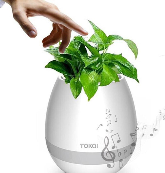 Music Green Plant Smart Bluetooth Speaker Music Flower Pots Home Office Decoration Green Plant Music Vase Touch Induction Creative bluetooth