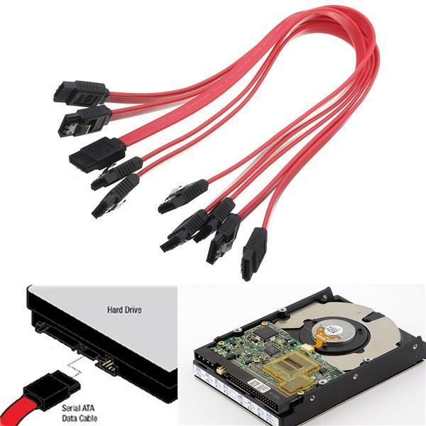 40cm ATA SATA to SATA Serial RAID Data HDD Hard Drive Disk Straight Signal Cables