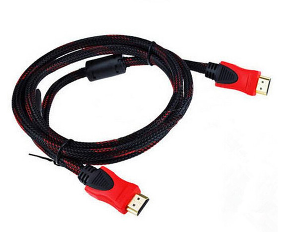 HOT Gold Plated HDMI to HDMI Cable High Speed 1.4V 3D HDMI Cable 1.5M 5FT Video Cable For 1080P HDTV PS3 Xbox