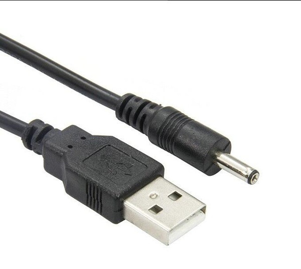 70CM DC3.5MM*1.35MM USB to DC3.5MM Charging Cable For Mini Speaker Fans 5V Charge Current Devices Round Plug Charge Cable