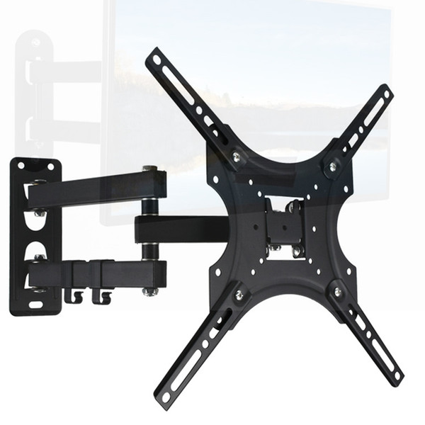 LED LCD TV Wall Mount Flat Panel Fixed Screen Adjustable TV Bracket Hanging Rack Holder Suitable With Levelling Instrument For 17-42 Inch