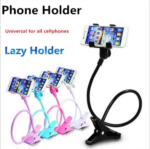 360 Degree Durable Flexible Phone Mounts Long Arms Lazy Bed Desktop Mobile Phone Holder Bracket Stand For 3-7 inch Cellphone Mounts Brackets