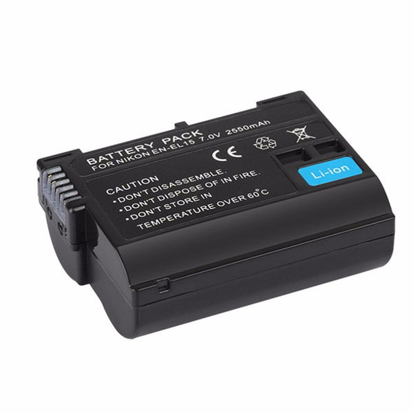 Freeshipping 7V 2550MAH Safe Rechargeable Li-ion Battery Replacement Battery Pack Suitable For Nikon D7000 D800 D800E