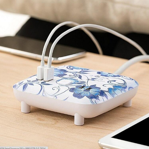 Climbing wall usb socket creative desktop smart plug multi-function line card mobile phone charging wiring board safety 5styles