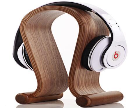 Wholsale New Wood Birch Walnut Earphone Holder Stand from Factory Supply A Grade Quality Nice Handmade Stand