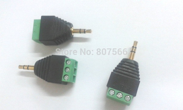 500pcs Video AV Balun 3.5mm 1/8