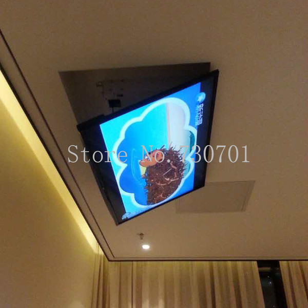 Eversion electric ceiling Led lcd tv lift mount hanger holder remote control function 110v-250v ,Fit for 32