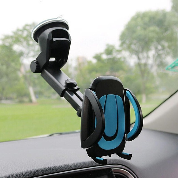 Car Phone Holder Gps Accessories Suction Cup Soporte Celular Para Auto Dashboard Windshield Mobile Cell Retractable Mount Stand 50ps/lot