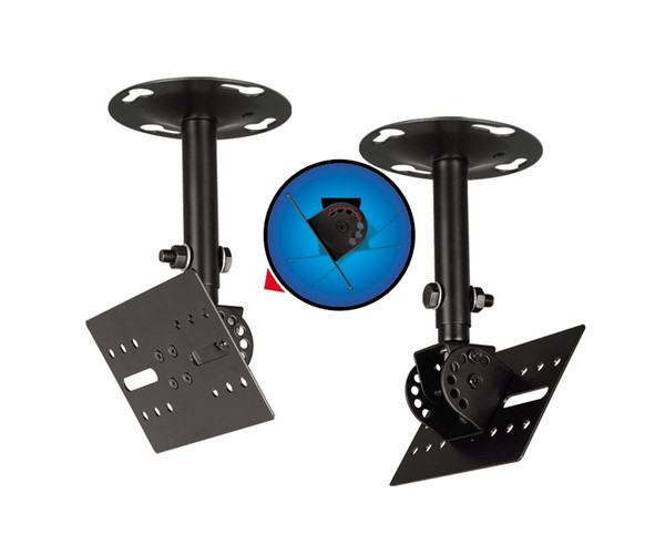 1Pair Professional Tilting Speaker Bracket Ceiling Mount Speaker Hanger Wall Mount Holder Stand