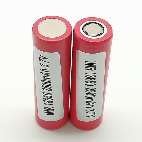 LG HE2 18650 Battery 2500MAH Rechargeable Lithuim Batteries PK fedex ups free shipping for ecig mod