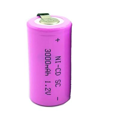 15pcs vtc5 25r sc battery 3000mah 1.2V high quality Ni-CD Battery Sub C SC 22420 with an Extension Cord Processed into Tools Battery Pack