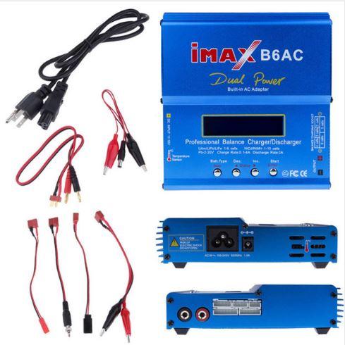 100% high quality IMAX B6AC 80W aircraft charger USES a balance rechargeable battery smart charger power adapter