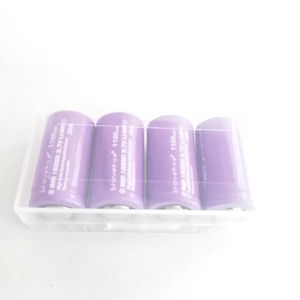 100% High Quality battery stovefire IMR 18350 1100mAh 30A 3.7V Rechargable Lithium Batteries., Can be used for 60W e-cigarettes,