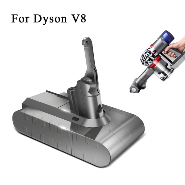 For Dyson V8 Replacement Battery 4000mAh 21.6V Absolute V8 Animal Li-ion Vacuum Cleaner Rechargeable Batteria Fast shipping DDP service