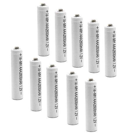 100pcs nickel-hydrogen 1.2v AAAbattery rechargeable 2600 mah 3 neutral battery rechargeable battery flashlight Camera battery