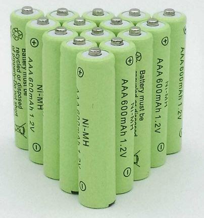 36pcs a lot AAA Rechargeable Battery AAA NiMH 1.2V 600mAh Ni-MH 3A Pre-charged Bateria Rechargeable Batteries