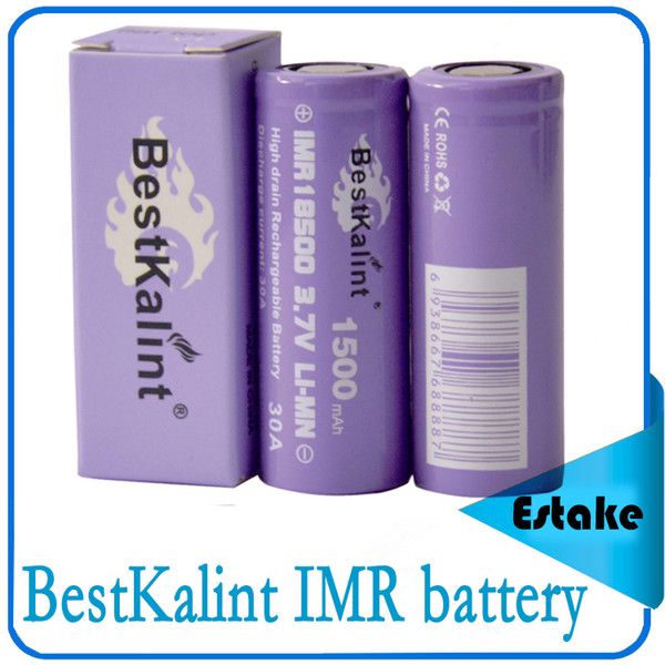 Bestkalint 26650/18650/18350/18500 battery estkalint discharge 3.7v Li-ion battery hight drain rechargeable battery 0266010