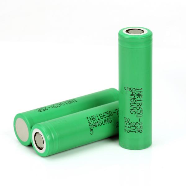 High Quality Samsung 25R 18650 Battery - 2500mah 20A Rechargeable High Drain Lithium Batteries For 18650 Ecig Box Mods