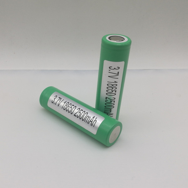 100% High Quality 25R 18650 Battery 2500mAh 20A High Capacity Rechargeable 18650 Battery for E Cig Mods for Samsung 25R