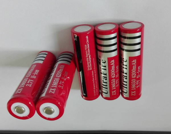 Big Discount,,Free Shipping ultrafire 18650 3.7V Rechargeable Battery 4200mAh for LED Flashlight