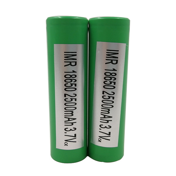 100% High Quality 25R 2500mah 20A 18650 Battery Clone INR Lithium Rechargeable Batteries For Samsung Vaprozier Vape Box mod