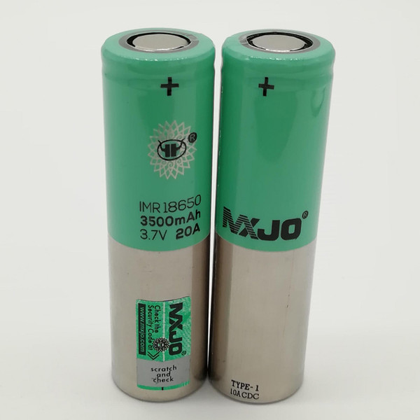 100% High Quality 18650 Battery 3500Ah IMR 3.7V 35A 18650 Batteries Rechargable Lithium Batteries Cell