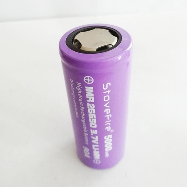 High quality 26650 lithium battery 3.7v actual capacity 5000mah factory direct selling