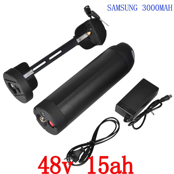 48v 15ah electric bike battery 48v 15ah lithium ion battery 48v 15ah water bottle battery use samsung cell for 500W 750W motor