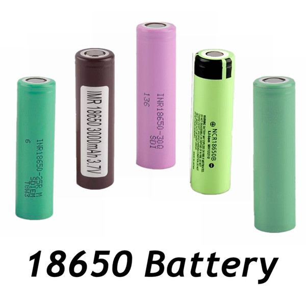 Top quality HG2 30q 3000mah VTC5 2600mAh NCR18650B 3400mah 18650 Li-ion 25r 2500mah battery for E cigarette mod