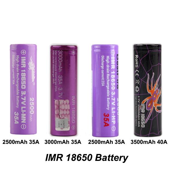 Top Quality IMR 18650 Batteries 2500mAh 3000mAh 35A Bestfire 2500mAh 35A Black Widow 3500mAh 40A Rechargerable Battery Fit Vape Box Mod