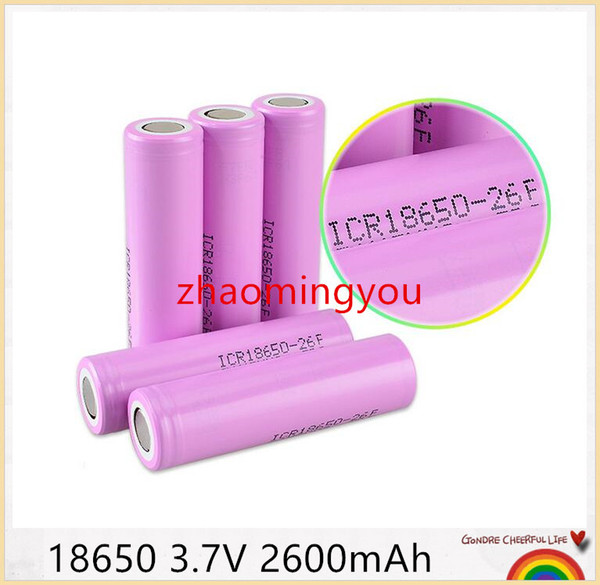 Perfect-Quality Lithium Battery VTC5 18650 battery for e cigarette mod e cig 18650 3.7V 2600mAh DHL Shipping