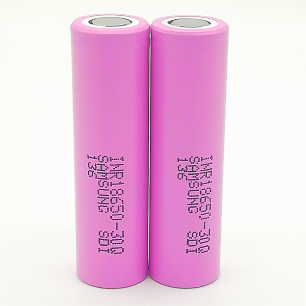 100% High Quality 18650 samsung30Q3000mAh 3.7V E Cig High Drain Rechargable Lithium Batteries Cell