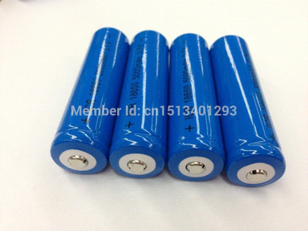 8PCS 5000mAh 3.7V 18650 Li-ion Rechargeable Battery for UltraFire LED Flashlight Torch flash light battery powered led lantern