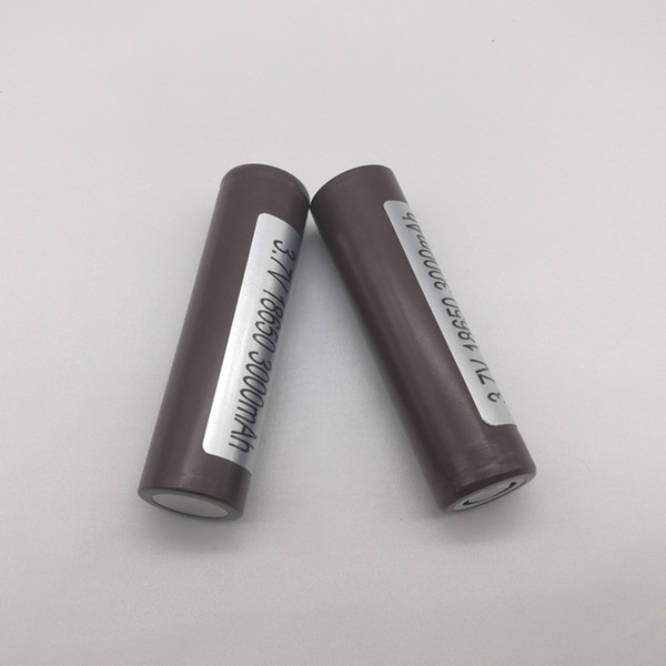 100% High Quality HG2 18650 Battery 3000mah 20A Rechargeable Flat Top 18650 Battery Fit on e cig mods for lg hg2