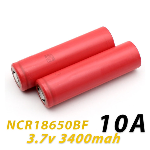 Original 18650 Battery 3400MAH 10A Sanyo NCR18650BF Discharger Lithium Rechargeable Battery For Sony VTC6 5 Samsung 25R 30Q 3400MAH Battery