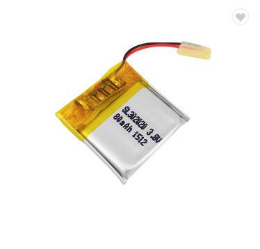 small lithium battery rechargeable polymer battery 3.7v 80mah 302020 use in Various electronic products