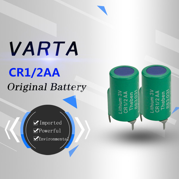 Brand new genuine imported VARTA cr1/2aa 3V lithium battery pack 2 batteries welded together 6 welding feet