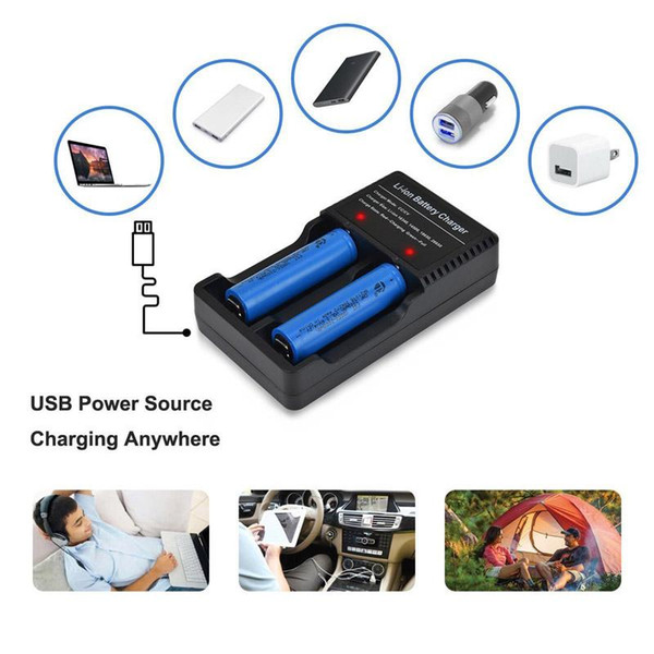 18650 Battery 3000mAh 3.7V and battery charger 18650 batteries Li-ion Battery for Handheld Flashlight Headlight