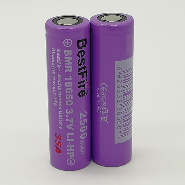 100% High Quality BestFire 18650 Battery 4000mAh IMR 3.7V 2500 35A E Cig High Drain Rechargable Lithium Batteries Cell