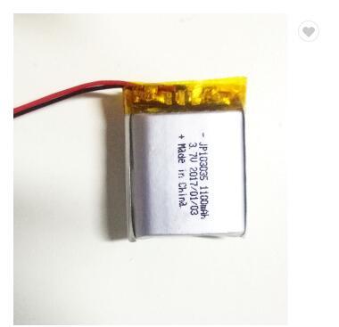 103035 1100mah 3.7v recharge li-ion battery ion lithium for security camera