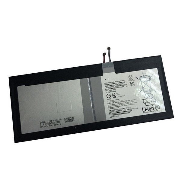 3.8V 22.8Wh Original LIS2210ERPX LIS2210ERPC Laptop Battery For Sony Xperia Z4 Tablet SGP712 SGP771 1291-0052