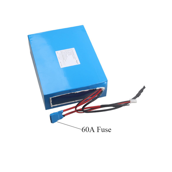 Customize 13S10P 48V 24Ah lithium ion battery for 48v 2000W electric scooter motor conversion kit 18650 rechargeable li-ion battery pack