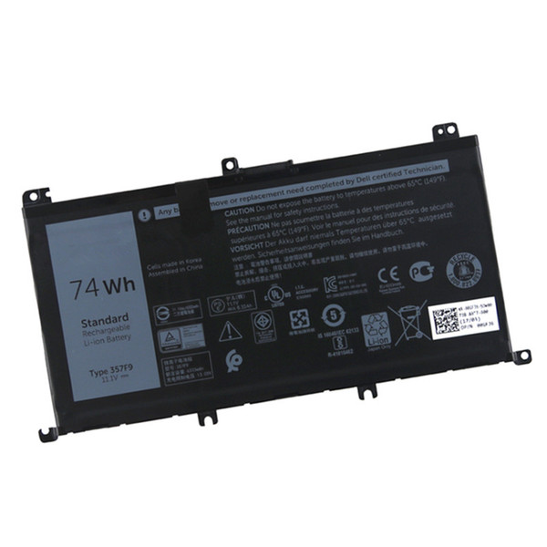 11.4V 74Wh Original 357F9 Laptop Battery For Dell Inspiron 15 7559 7000 INS15PD-1548B INS15PD-1748B INS15PD-1848B