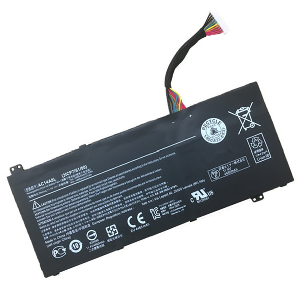 11.4V 4465mAh Original AC14A8L Battery For Acer Aspire VN7-571 VN7-571G VN7-591 VN7-591G VN7-791 VN7-791G KT.0030G.001