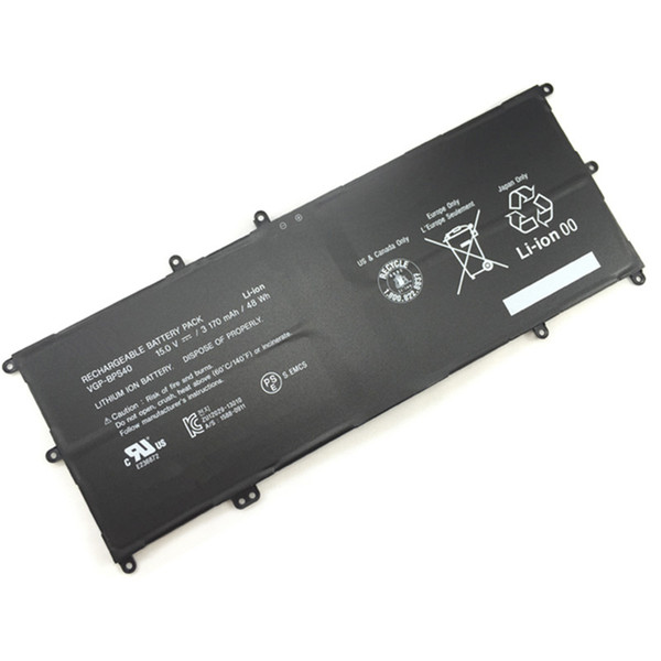 15V 3170mAh 48wh VGP-BPS40 BPS40 Battery For Sony Flip SVF 15A SVF15N17CXB SVF15NB1GL SVF15NB1GU SVF15NA1GL SVF15NA1GU