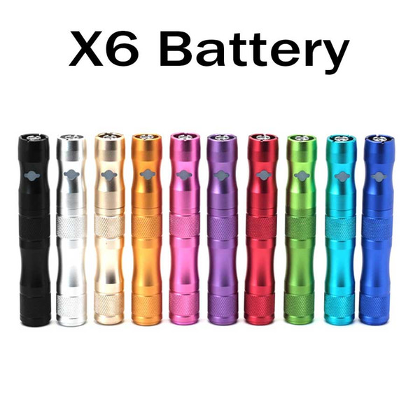 X6 Battery for Electronic Cigarette 1300mAh VV Battery 3.6V 3.8V 4.2V Variable Voltage for Electronic Cigarette for ego vaporizer