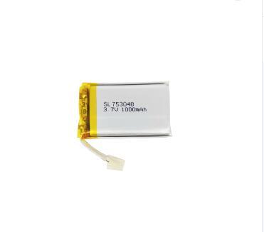 Free shipping 3.7V rechargeable 753048 1000mAh li-polymer lithium polymer battery batteries