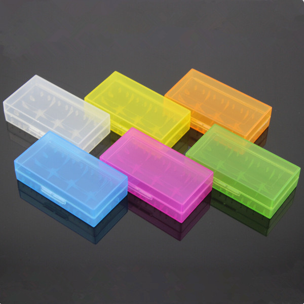 6 colors Portable Carrying box waterproof Plastic Protective Battery storage box Case Holder For 2x18650 or 4x16340 CR123A Battery