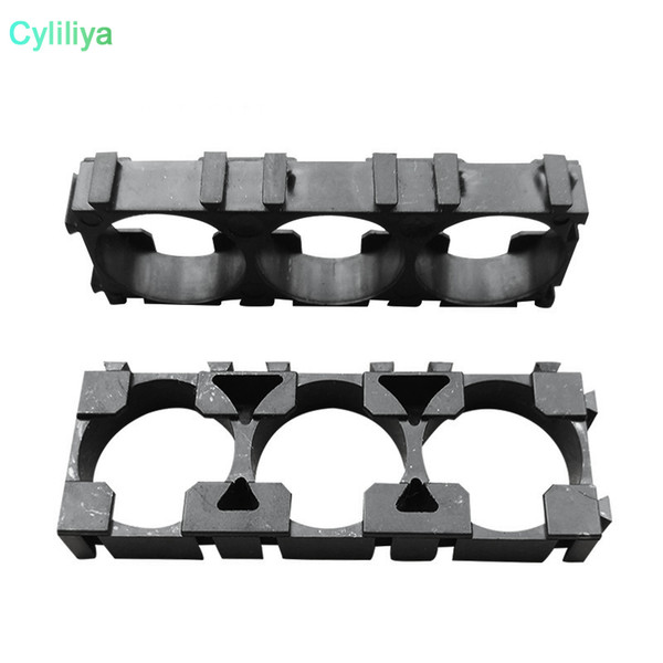 DIY Battery Snap Buckle 18650 3-cell Battery Holder Batteries Plastic Bracket Battery Storage Box